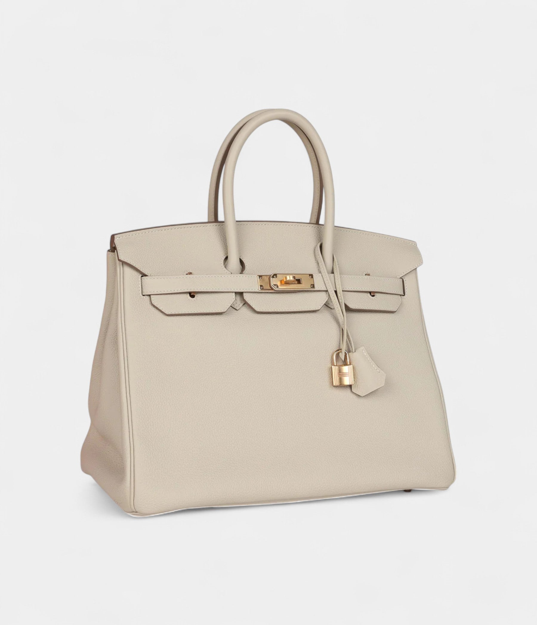 HM BK 35 Craie Togo Rose Gold Hardware