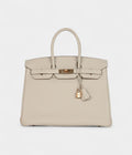 HM BK 35 Craie Togo Rose Gold Hardware
