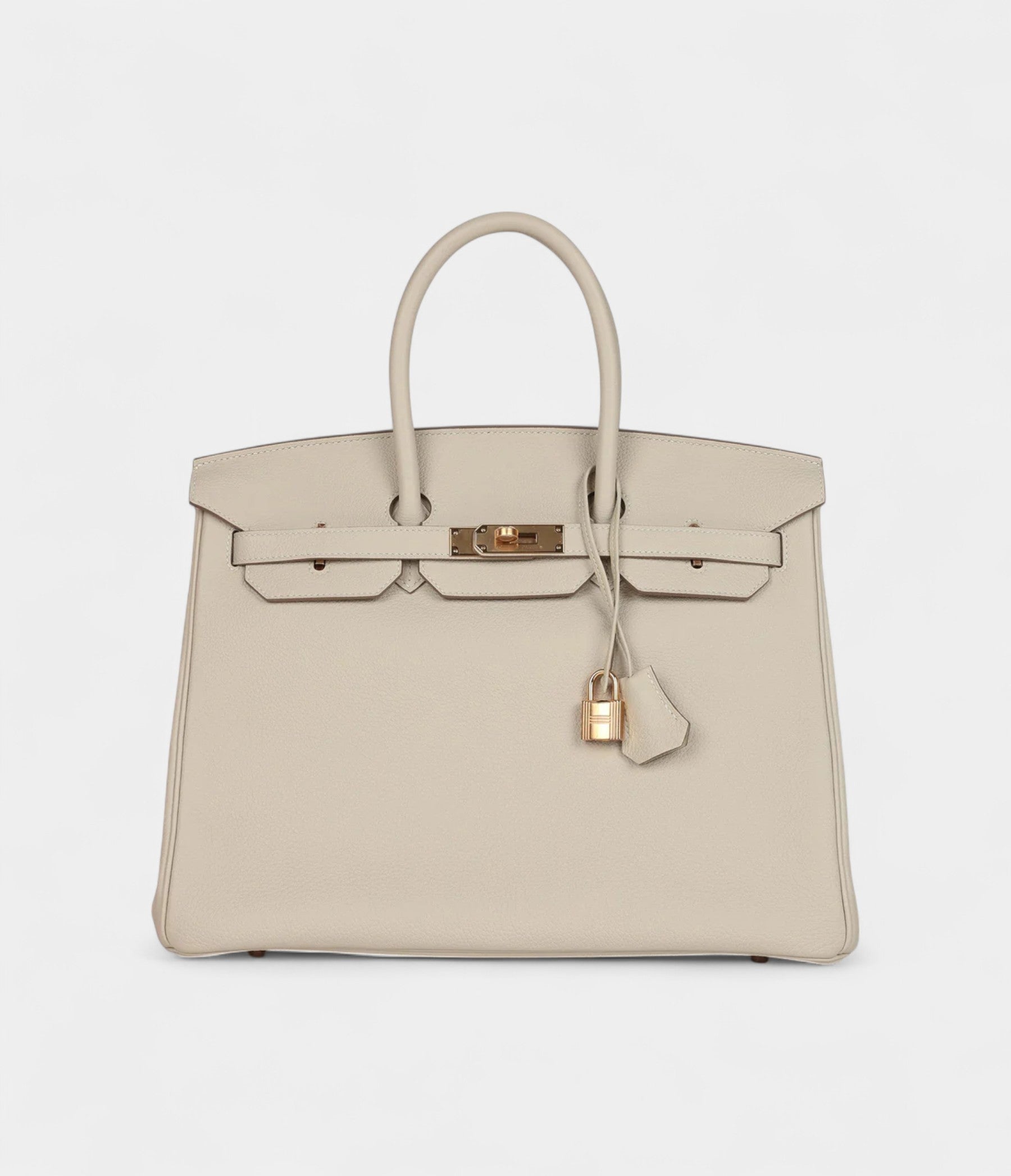 HM BK 35 Craie Togo Rose Gold Hardware