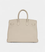 HM BK 35 Craie Togo Rose Gold Hardware
