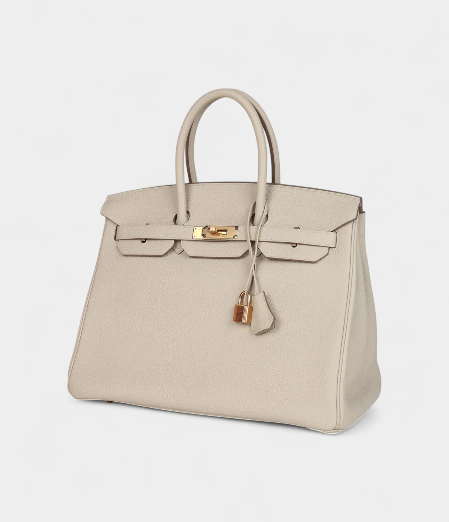 HM BK 35 Craie Togo Rose Gold Hardware
