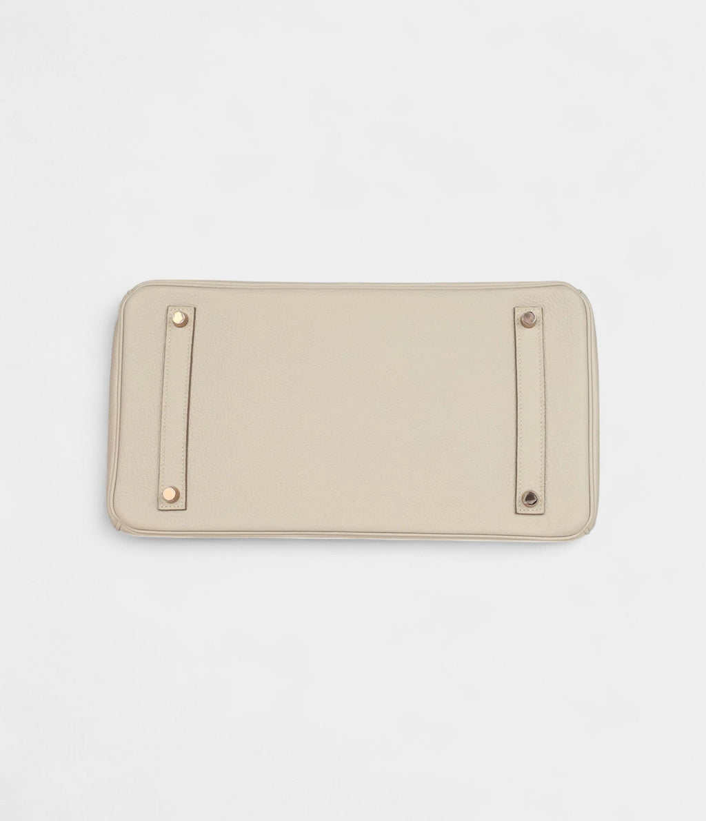 HM BK 35 Craie Togo Rose Gold Hardware
