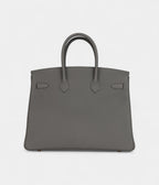 HM BK 35 Dark Gris Meyer Togo Permabrass Hardware