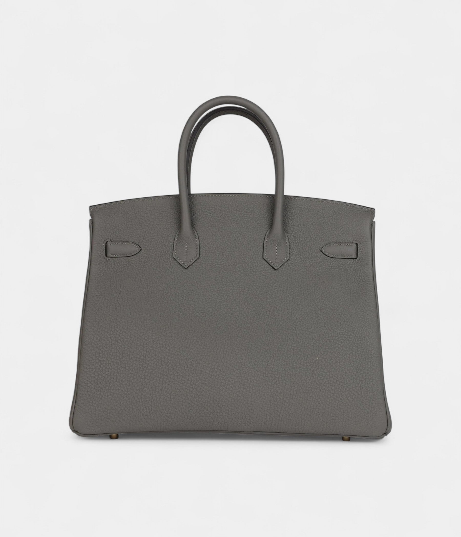 HM BK 35 Dark Gris Meyer Togo Permabrass Hardware