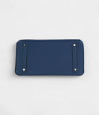 HM BK 35 Deep Bleu Togo Gold Hardware