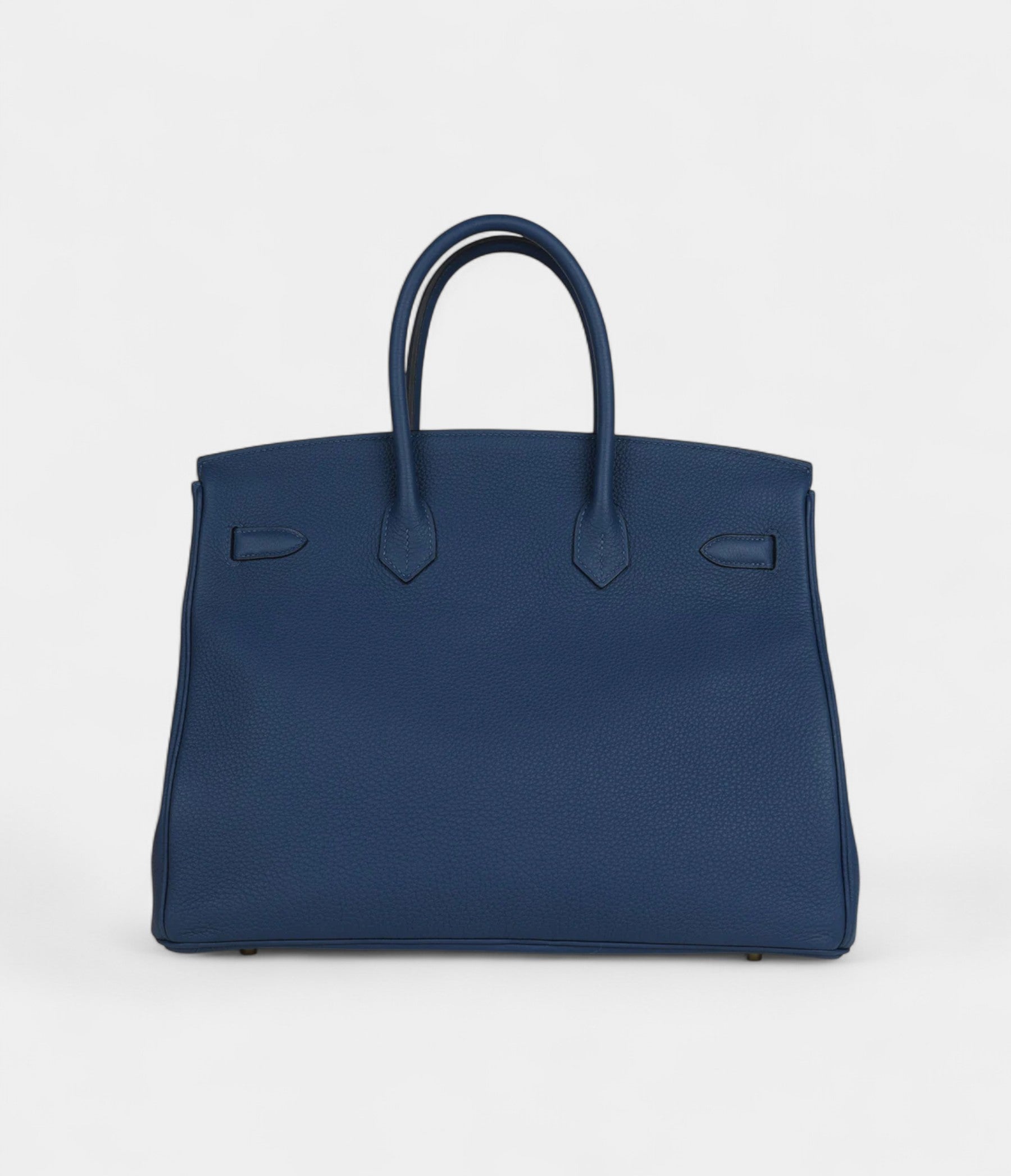 HM BK 35 Deep Bleu Togo Gold Hardware