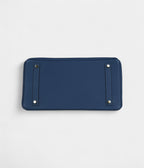 HM BK 35 Deep Blue Togo Gold Hardware