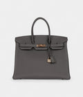 HM BK 35 Etain Togo Rose Gold Hardware