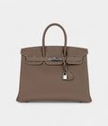 HM BK 35 Etoupe Togo Palladium Hardware