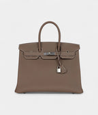HM BK 35 Etoupe Togo Palladium Hardware