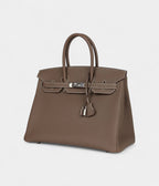HM BK 35 Etoupe Togo Palladium Hardware