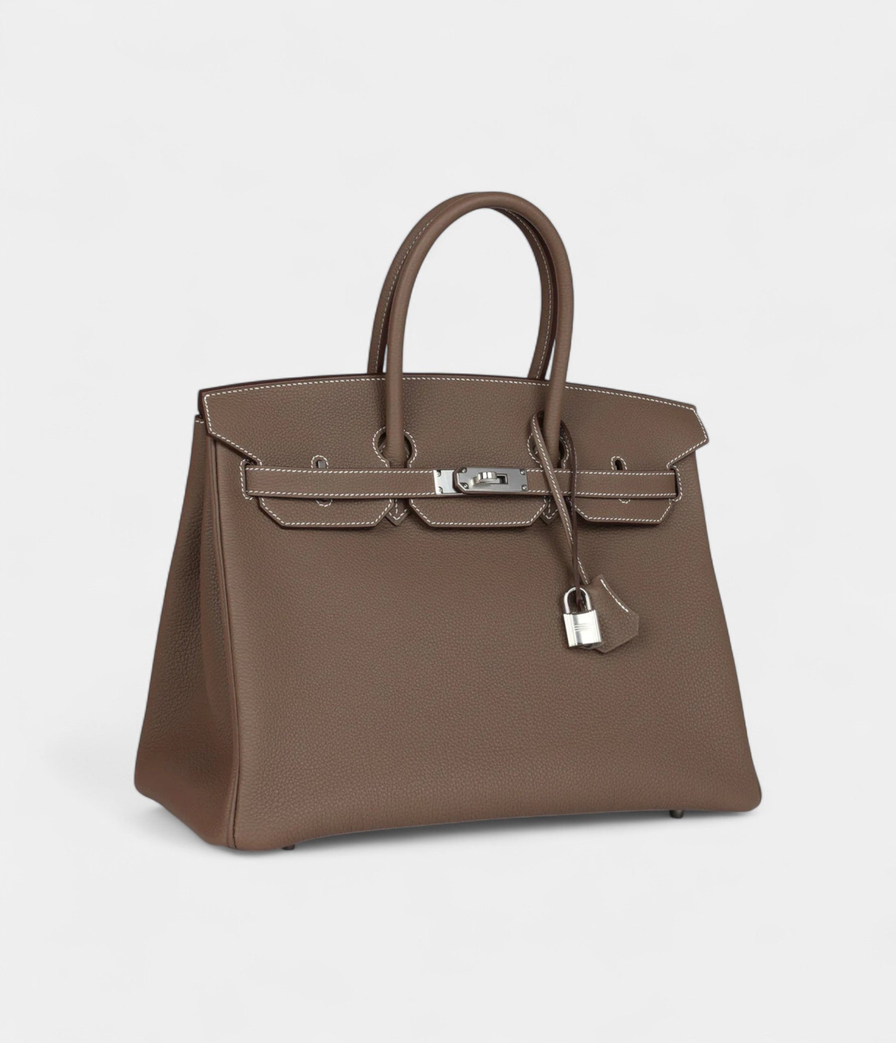 HM BK 35 Etoupe Togo Palladium Hardware