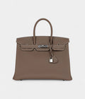 HM BK 35 Etoupe Togo Palladium Hardware