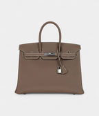 HM BK 35 Etoupe Togo Palladium Hardware