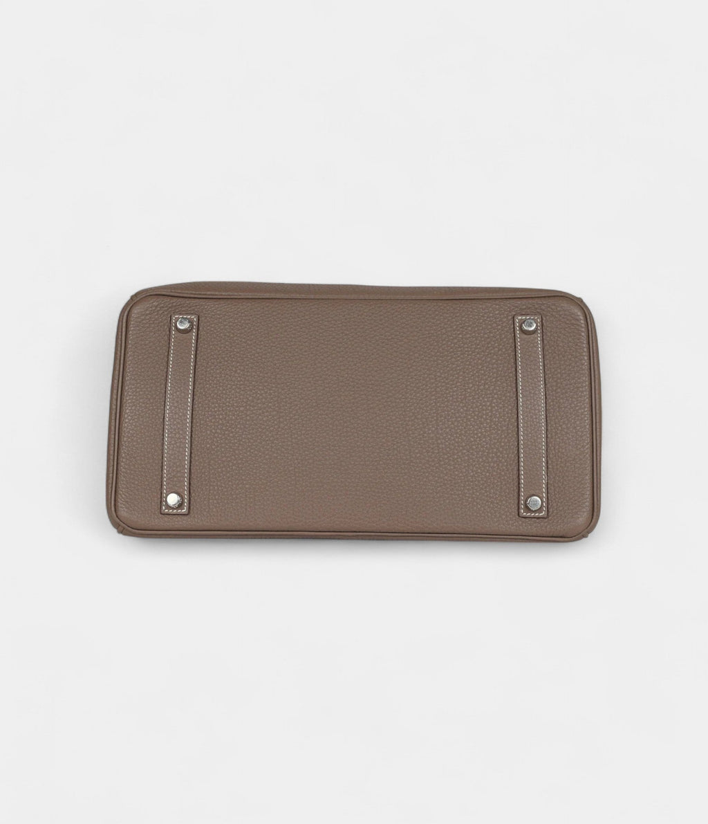 HM BK 35 Etoupe Togo Palladium Hardware