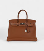 HM BK 35 Gold Togo Palladium Hardware