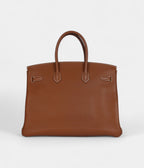 HM BK 35 Gold Togo Palladium Hardware