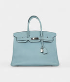 HM BK 35 Gray Ciel Togo Palladium Hardware