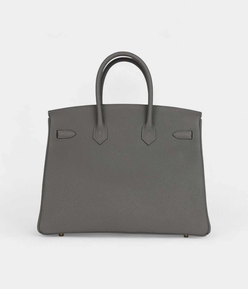 HM BK 35 Gris Meyer Togo Permabrass Hardware
