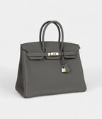 HM BK 35 Gris Meyer Togo Permabrass Hardware