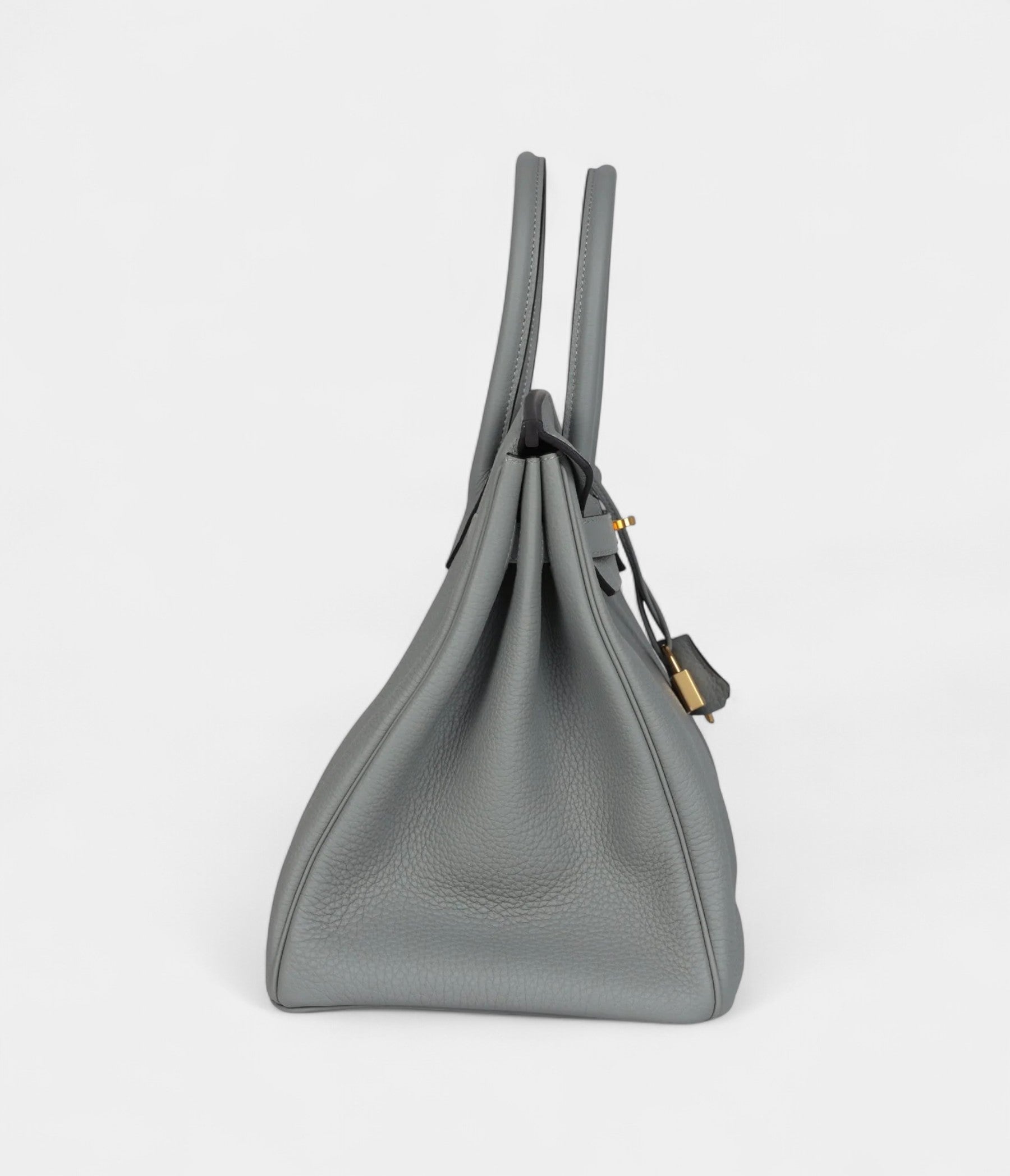HM BK 35 Gris Mouette Togo Gold Hardware
