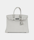 HM BK 35 Gris Pale Togo Palladium Hardware