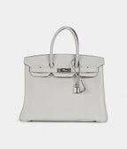 HM BK 35 Gris Pale Togo Palladium Hardware