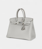 HM BK 35 Gris Pale Togo Palladium Hardware