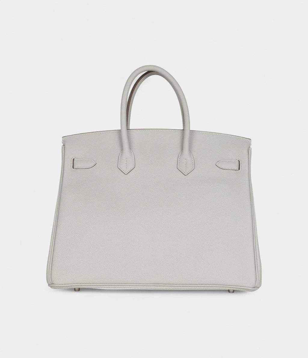 HM BK 35 Gris Pale Togo Palladium Hardware