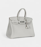 HM BK 35 Gris Pale Togo Palladium Hardware