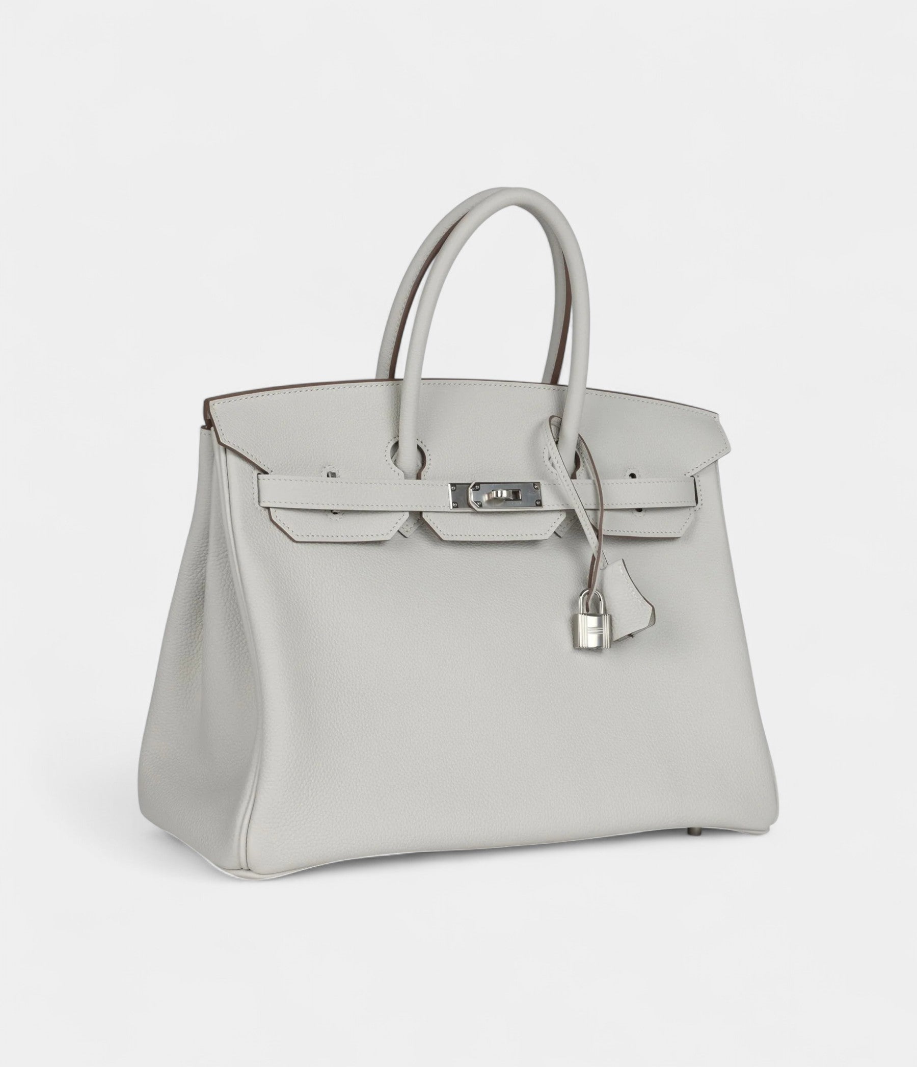 HM BK 35 Gris Pale Togo Palladium Hardware