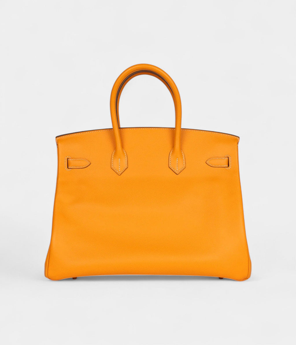 HM BK 35 Jaune D'or Candy Epsom Permabrass Hardware