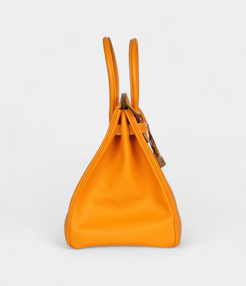 HM BK 35 Jaune D'or Candy Epsom Permabrass Hardware