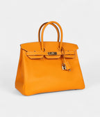HM BK 35 Jaune D'or Candy Epsom Permabrass Hardware