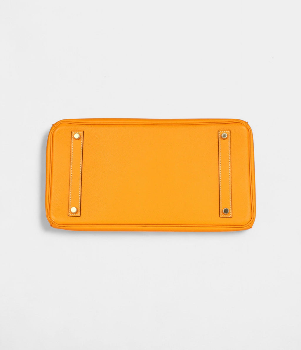 HM BK 35 Jaune D'or Candy Epsom Permabrass Hardware