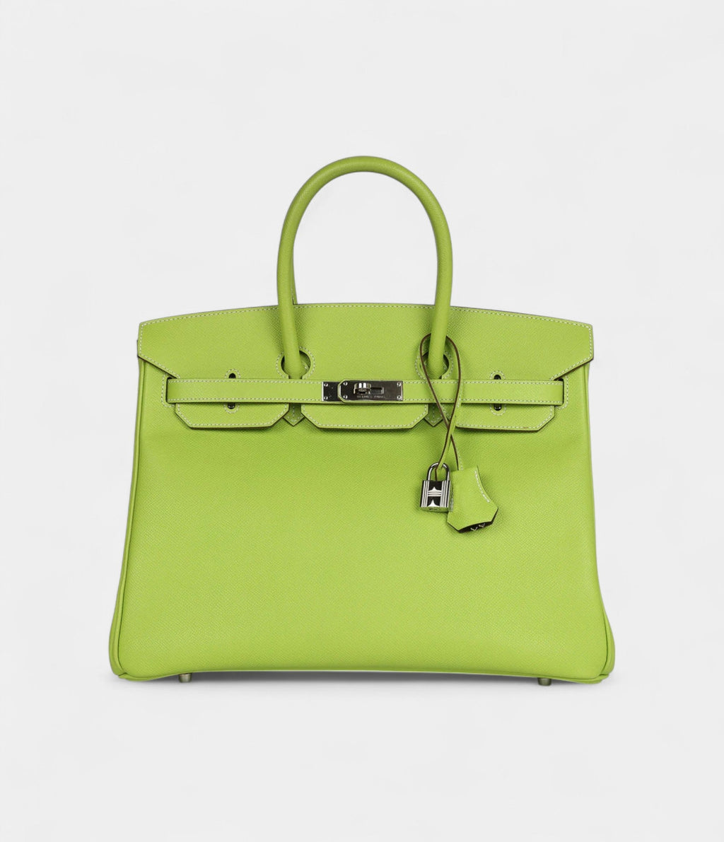 HM BK 35 Kiwi Candy Epsom Palladium Hardware