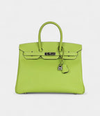 HM BK 35 Olive Green Kiwi Candy Epsom Palladium Hardware