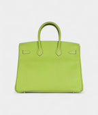 HM BK 35 Olive Green Kiwi Candy Epsom Palladium Hardware