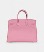 HM BK 35 Pink Bubblegum Togo Palladium Hardware