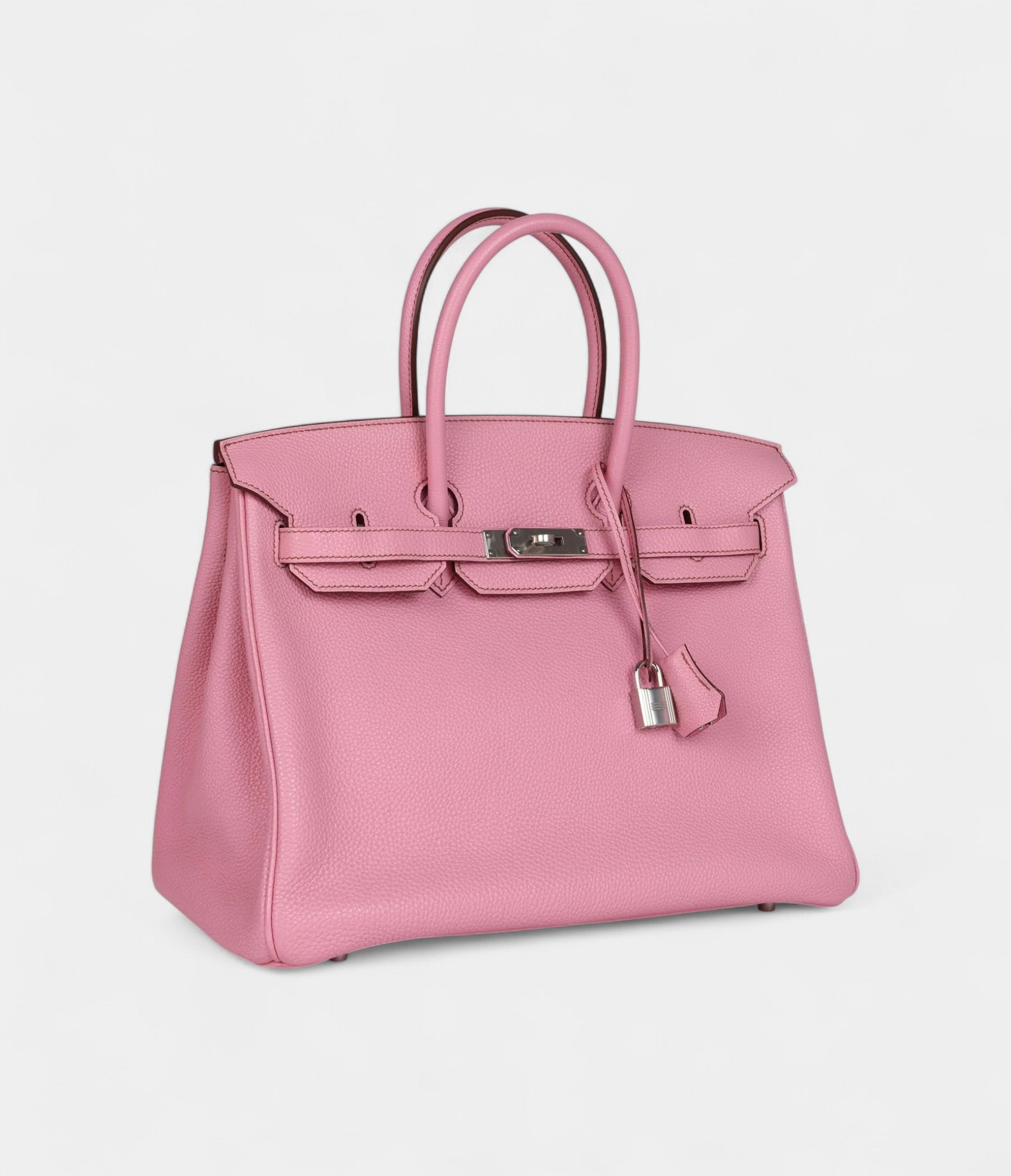 HM BK 35 Pink Bubblegum Togo Palladium Hardware