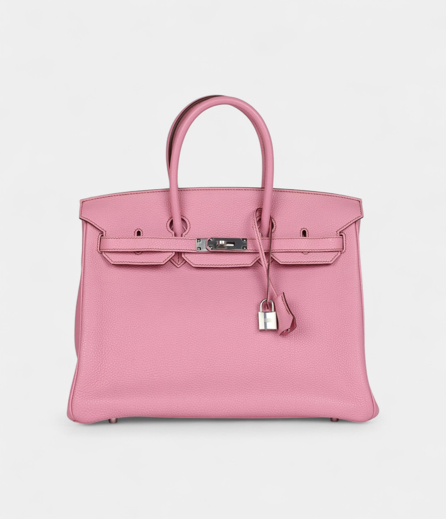 HM BK 35 Pink Bubblegum Togo Palladium Hardware