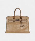 HM BK 35 Poussiere Matte Alligator Palladium Hardware
