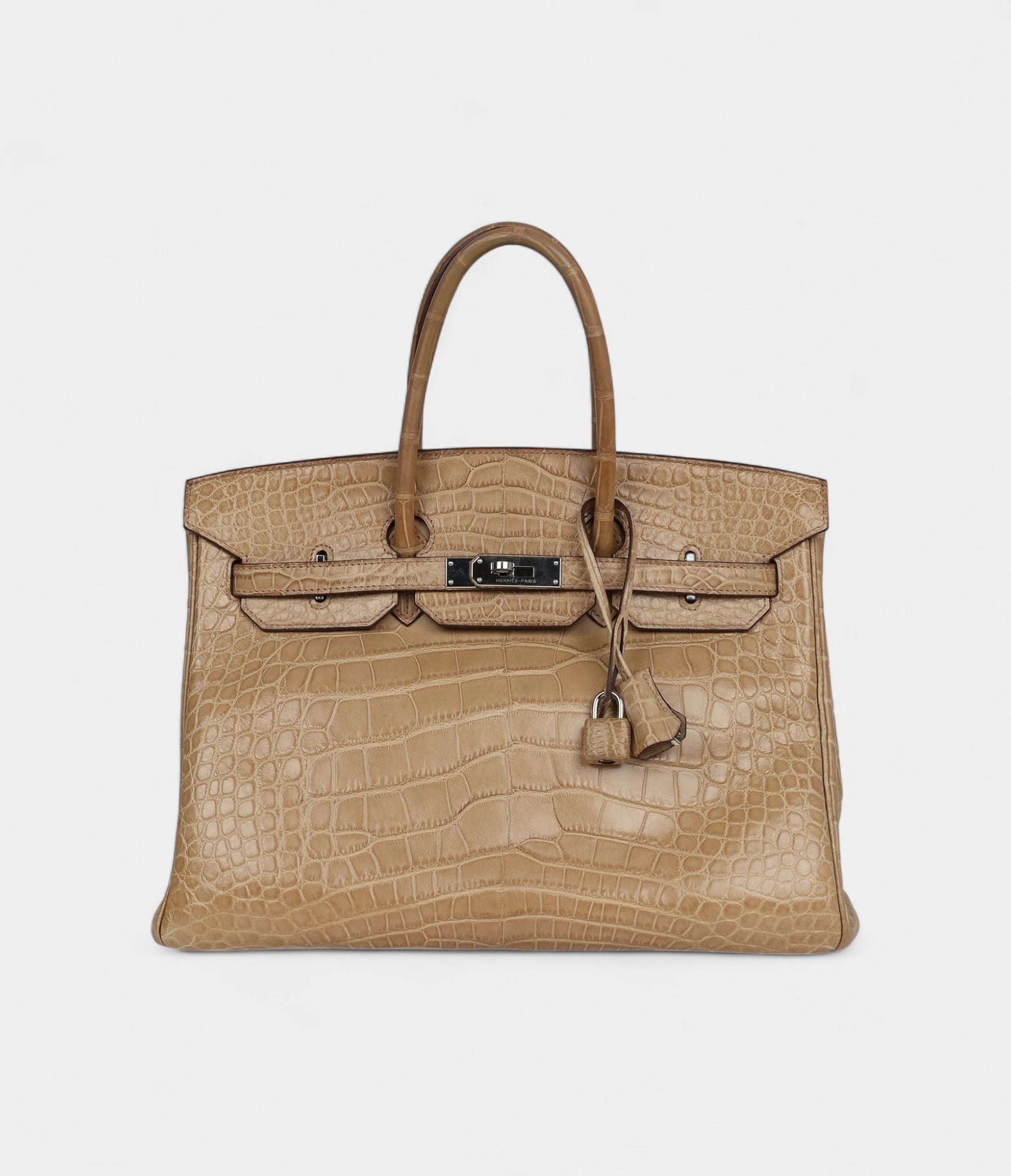 HM BK 35 Poussiere Matte Alligator Palladium Hardware