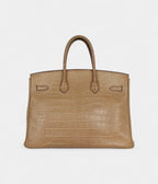 HM BK 35 Poussiere Matte Alligator Palladium Hardware