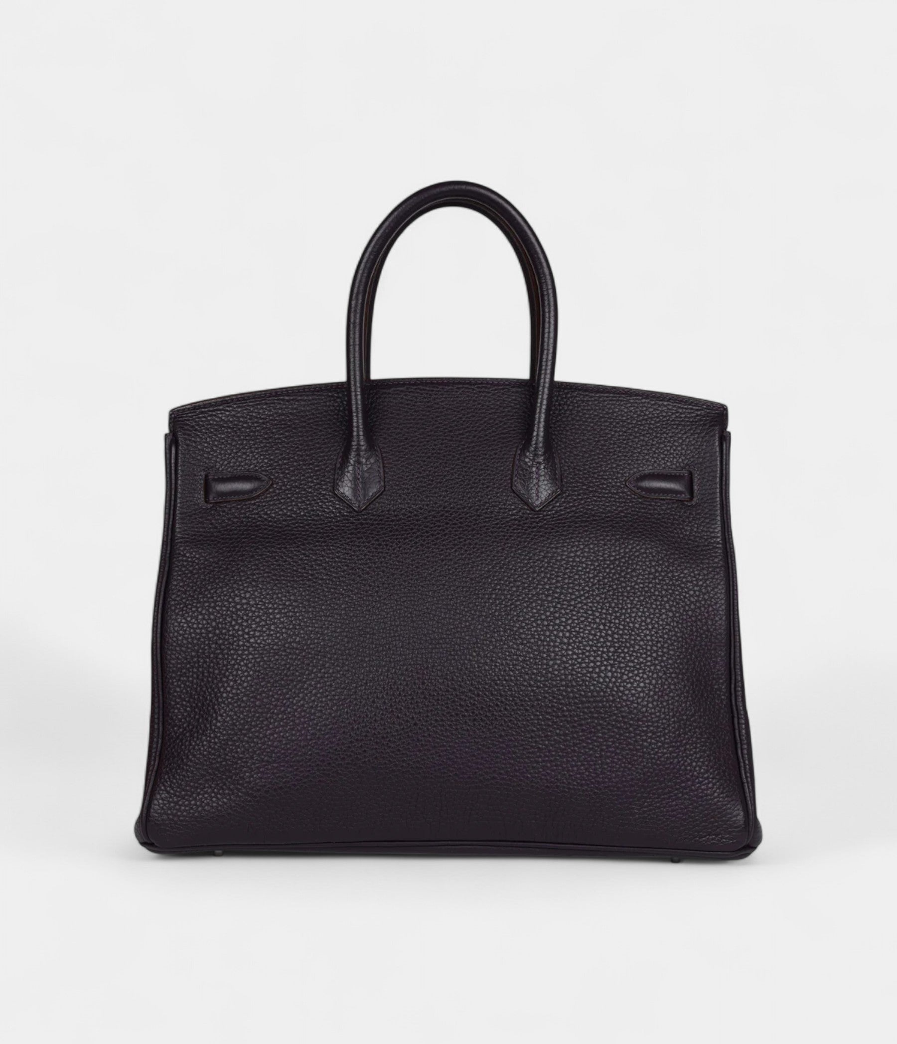 HM BK 35 Raisin Clemence Palladium Hardware