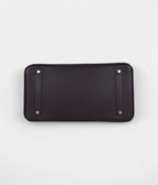 HM BK 35 Raisin Clemence Palladium Hardware
