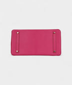 HM BK 35 Rose Shocking Chevre Mysore Gold Hardware