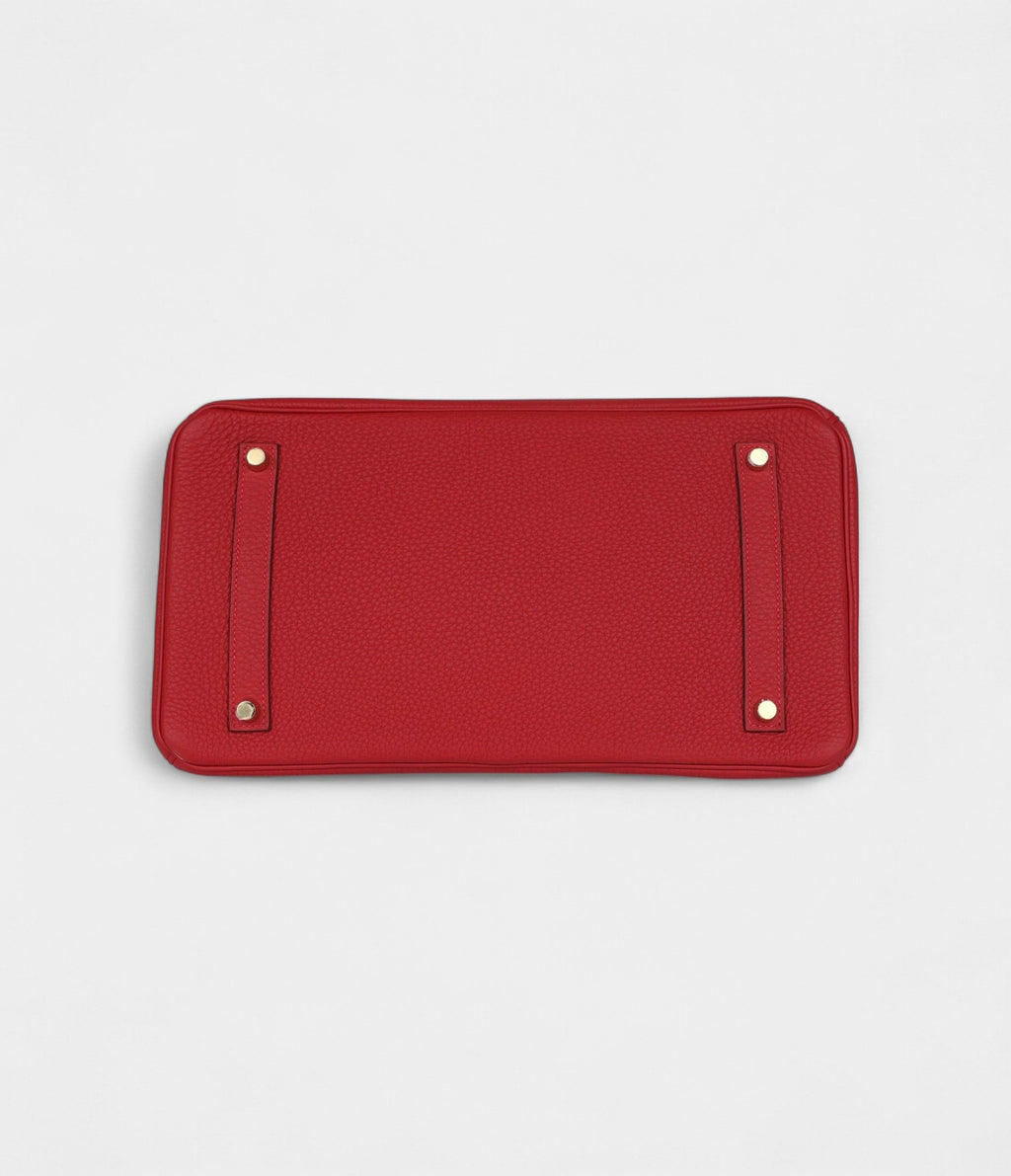 HM BK 35 Rouge Casaque Togo Gold Hardware