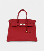 HM BK 35 Rouge Casaque Togo Gold Hardware