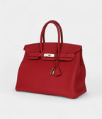 HM BK 35 Rouge Casaque Togo Gold Hardware